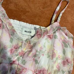 Hollister Floral Babydoll Top